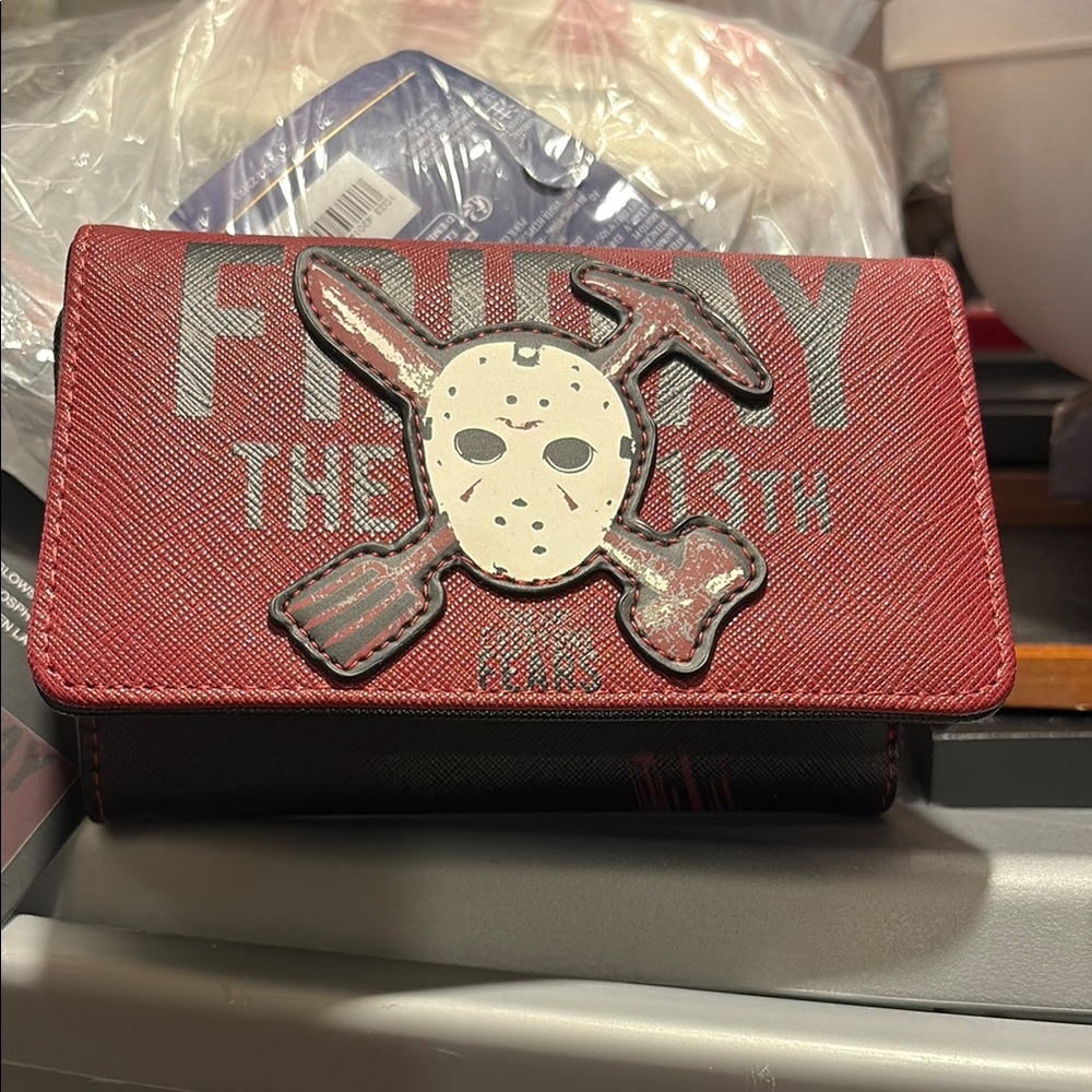 Loungefly Red Friday the 13th Wallet